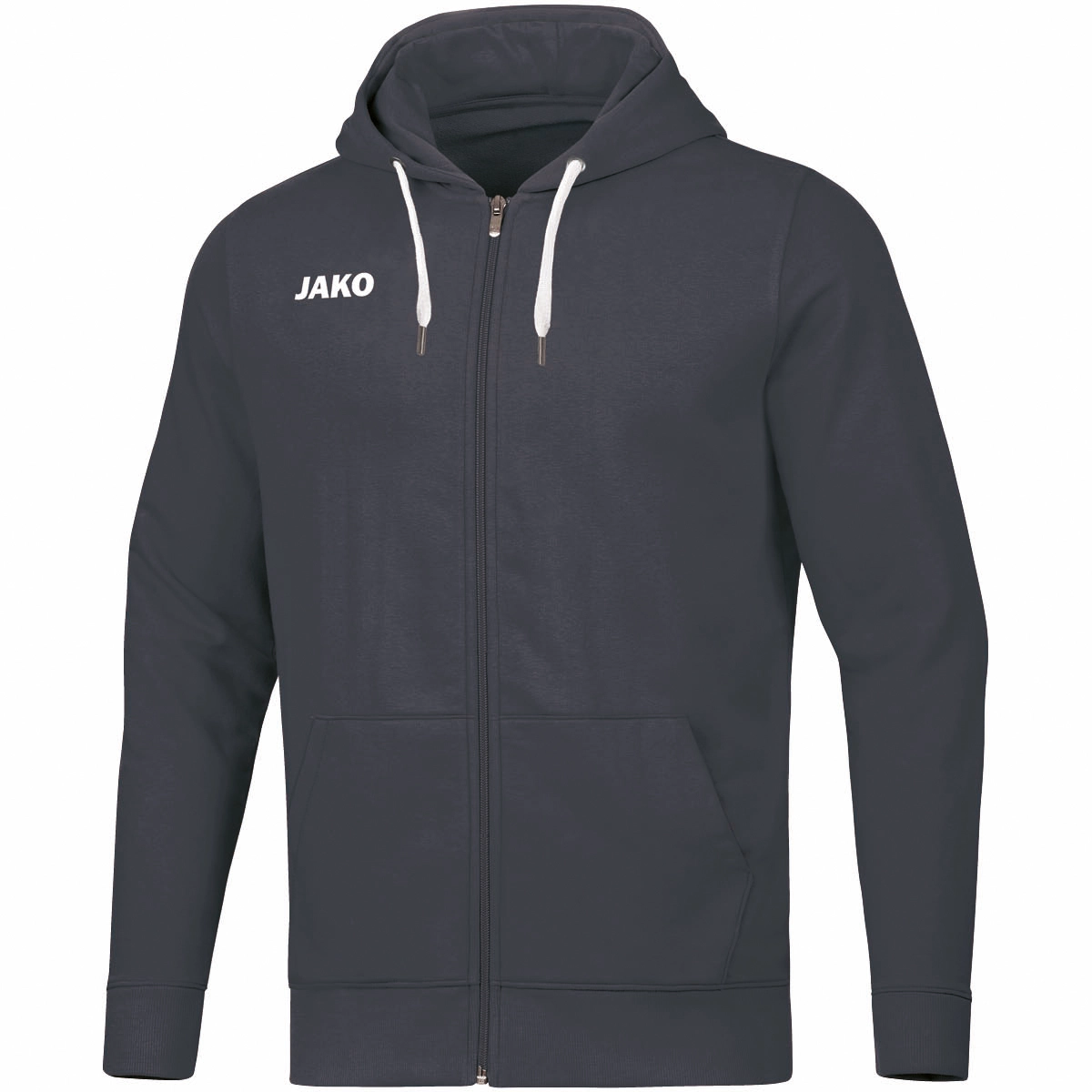 JAKO Herren_Kapuzenjacke_Base 6865 21 anthrazit