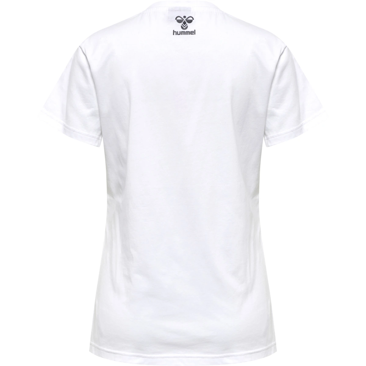 HUMMEL hmlOFFGRID_COTTON_JERSEY_S_S_WO 216129 9108 WHITE/FORGED IRON