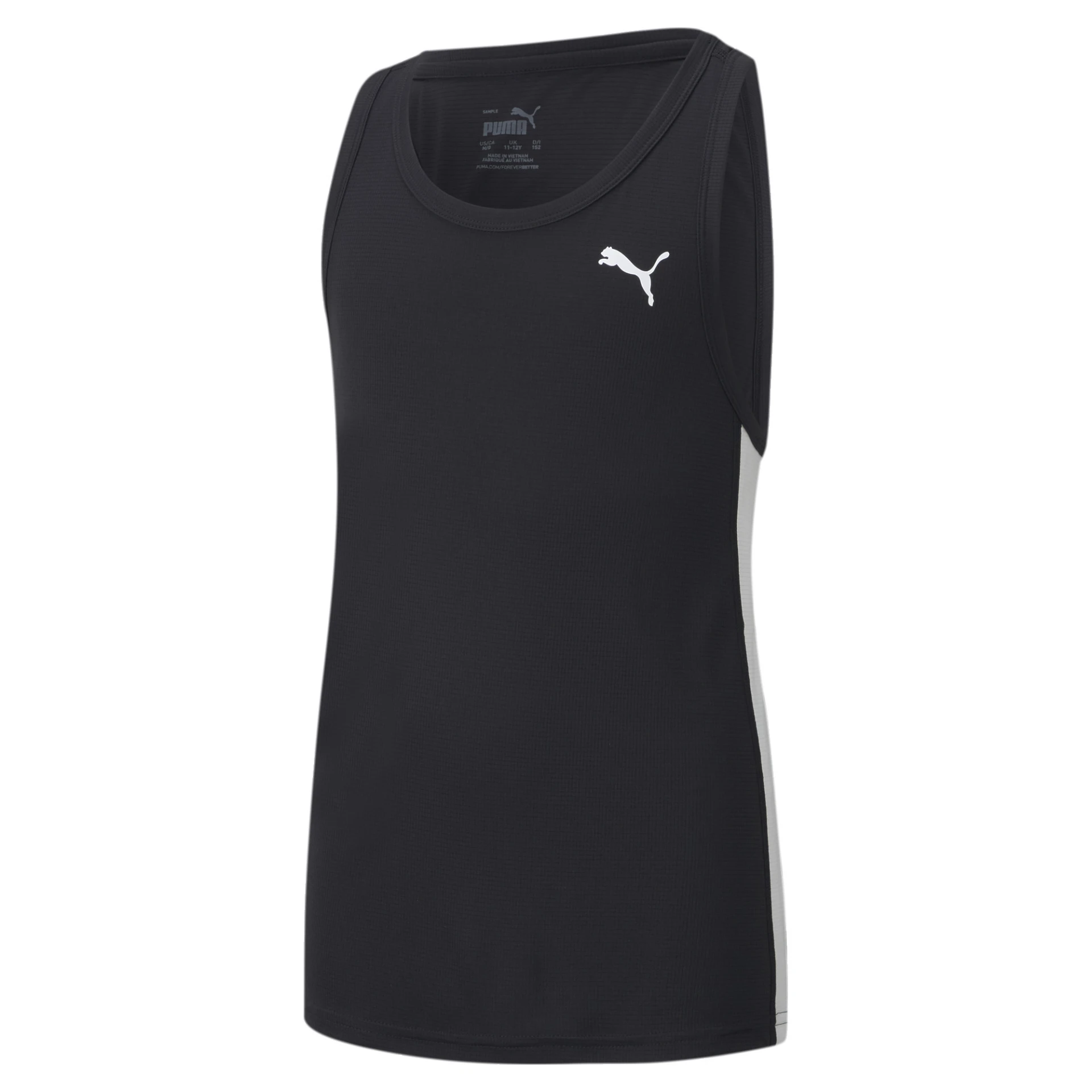 PUMA Cross_the_Line_Singlet_20_Y 520340 001 PUMA BLACK-PUMA WHITE