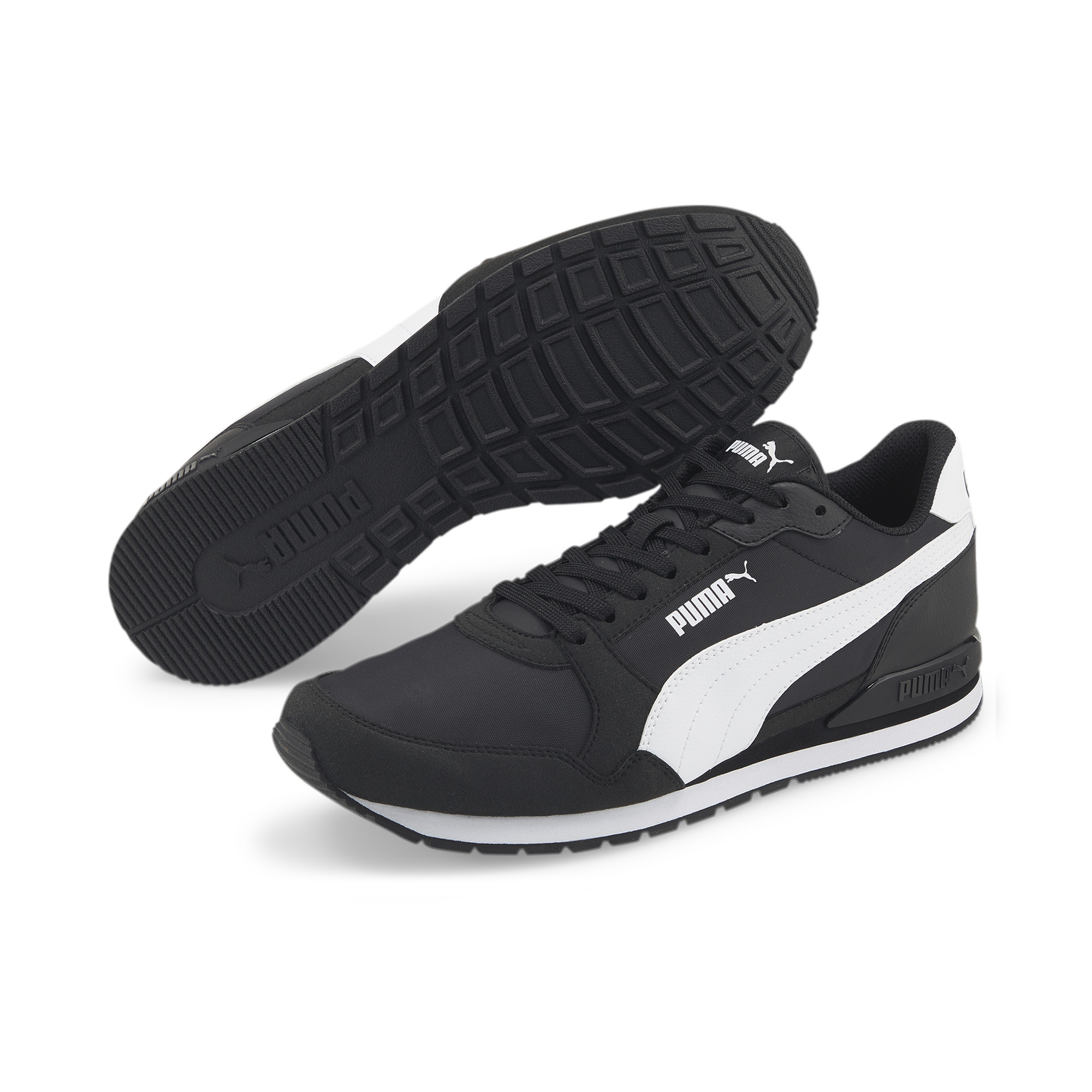 PUMA ST_Runner_v3_NL 384857 001 PUMA BLACK-PUMA WHITE