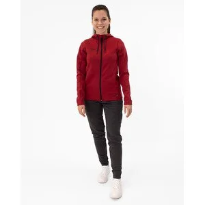 JAKO Damen_Kapuzenjacke_Premium_Basics A4T023DA6829D 01 rot meliert