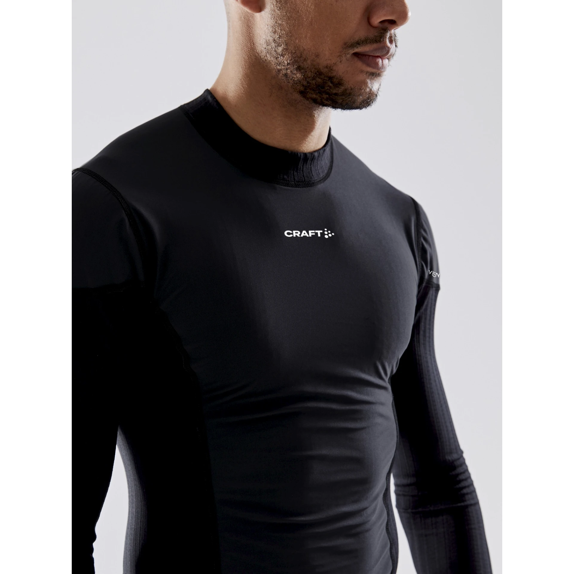 CRAFT Herren_Unterhemd_ACTIVE_EXTREME_X_WIND_LS 1909692 999985 BLACK/GRANITE