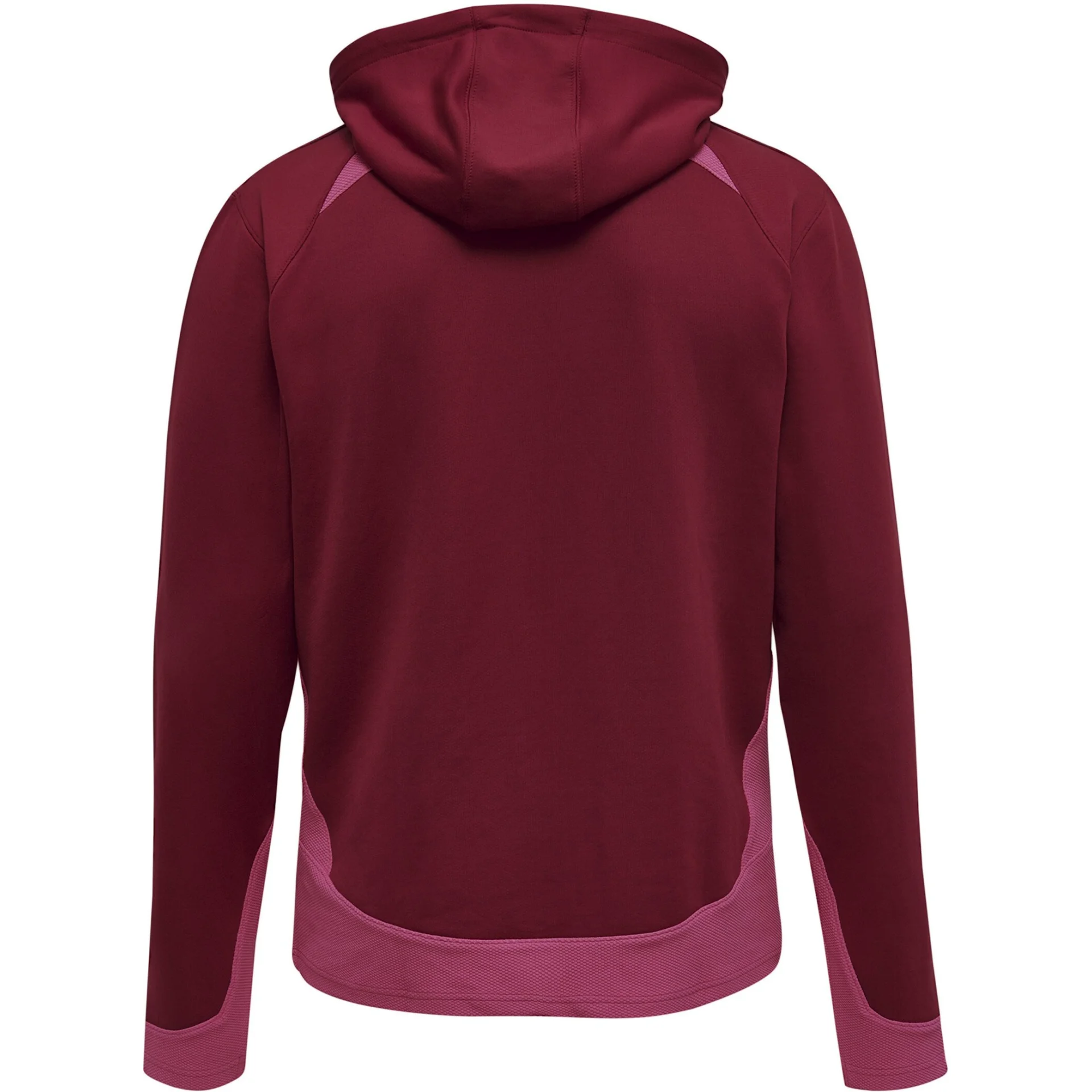 HUMMEL Herren_Kapuzensweat_LEAD_ZIP_POLY_HOODIE 207411 3584 BIKING RED