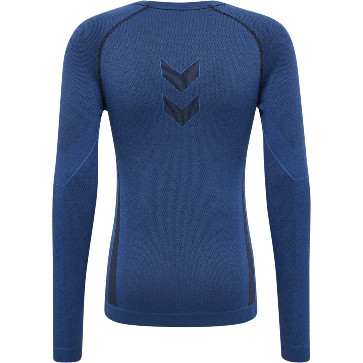 HUMMEL Herren_Shirt_hmlTE_MIKE_SEAMLESS_T_SHIRT_L_S 213759 7957 INSIGNIA BLUE/BLACK MELAN