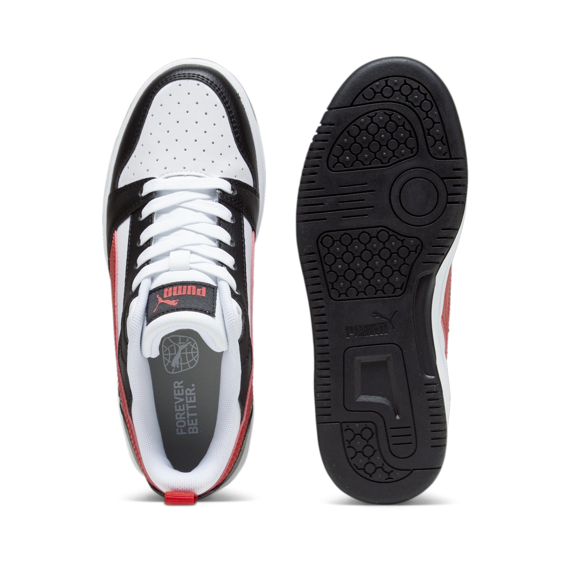 PUMA Puma_Rebound_V6_Lo_Jr 393833 004 PUMA White-For All Time Re