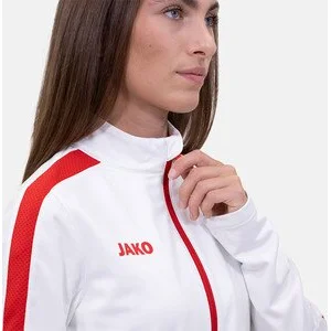 JAKO Damen_Sportanzug_Polyesterjacke_Power A4T023DA9323D 004 weiß/rot