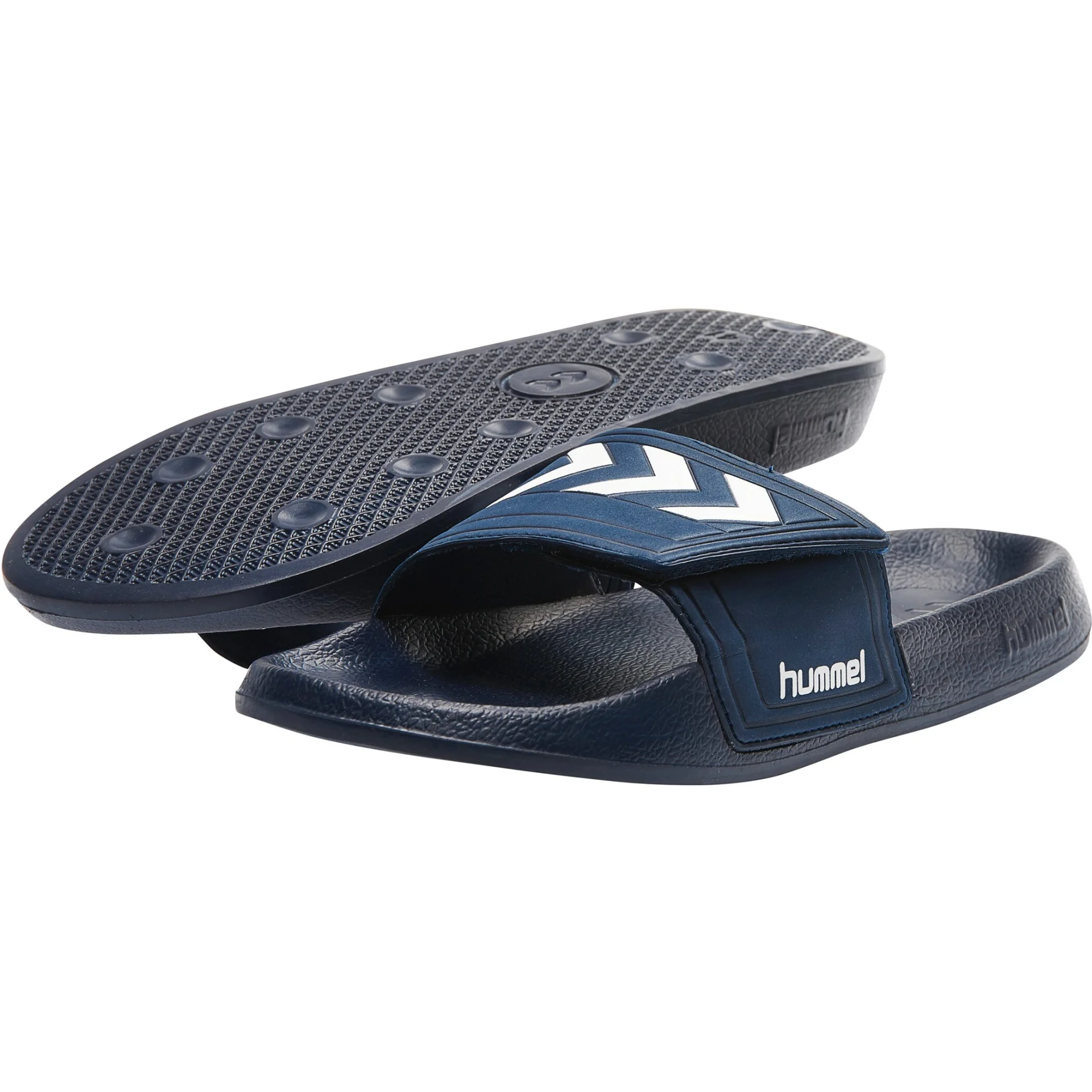 HUMMEL Badesandale_LARSEN_SLIPPER_VC 060406 7648 DRESS BLUE/WHITE