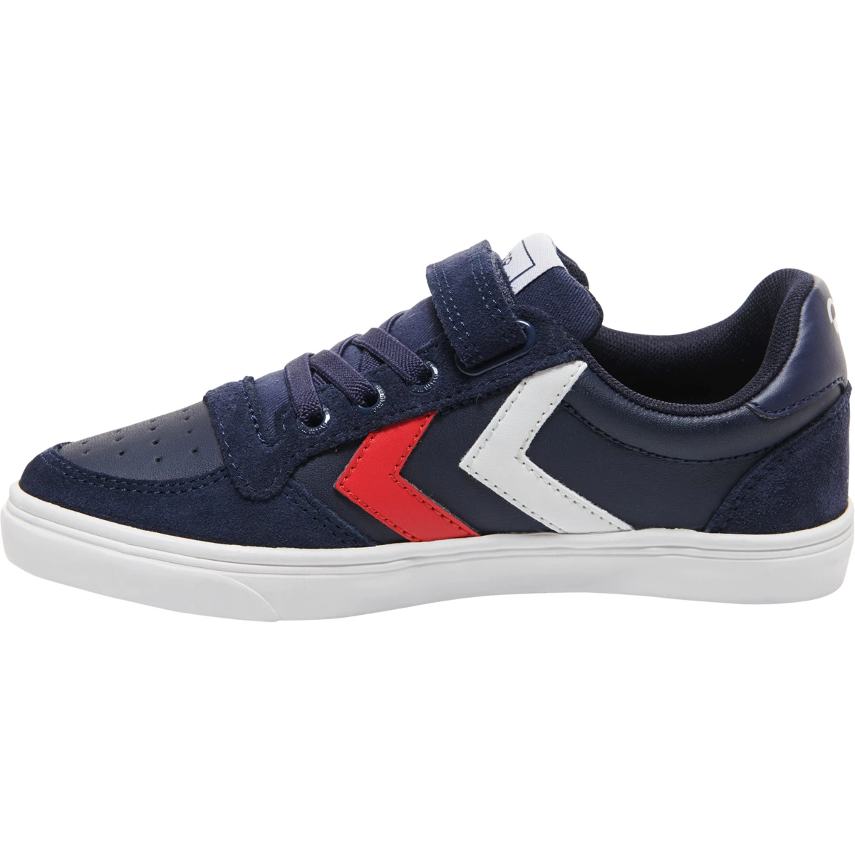 HUMMEL SLIMMER_STADIL_LEATHER_LOW_JR 204495 7666 PEACOAT