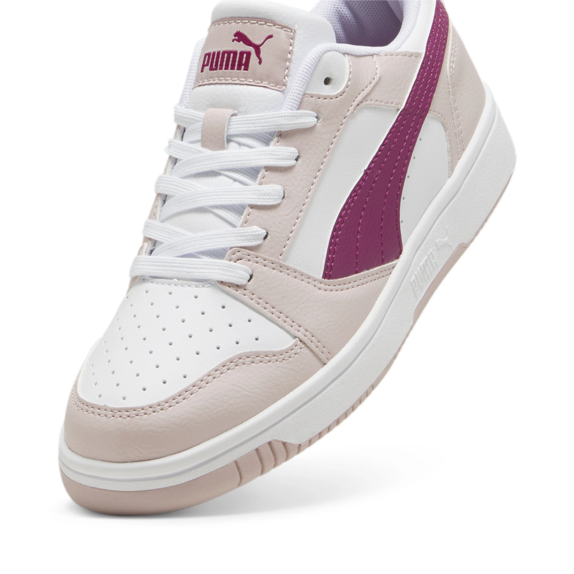 PUMA Puma_Rebound_V6_Lo_Jr 393833 014 Mauve Mist-Magenta Gleam-P