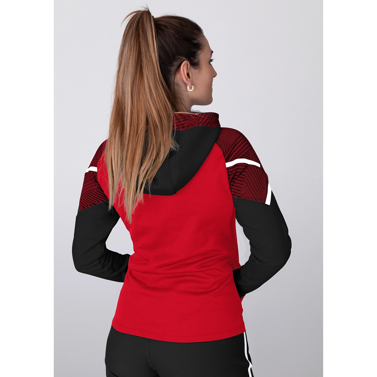 JAKO Kapuzenjacke_Performance 6822K 101 rot/schwarz