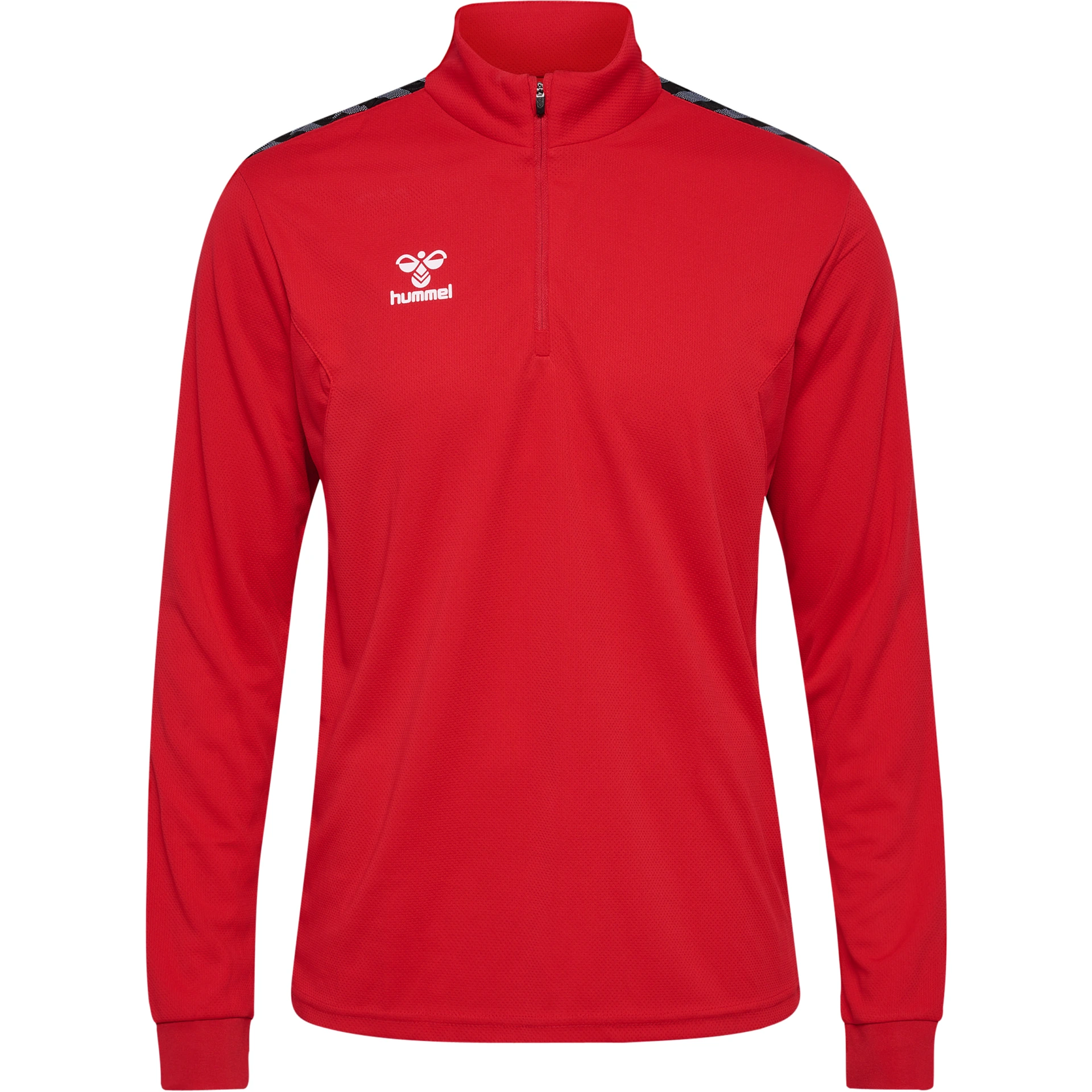 HUMMEL hmlAUTHENTIC_HALF_ZIP_SWEAT 219973 3062 TRUE RED