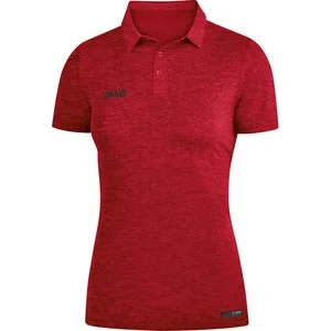 JAKO Damen_Polo_Premium_Basics A4T023DA6329D 01 rot meliert