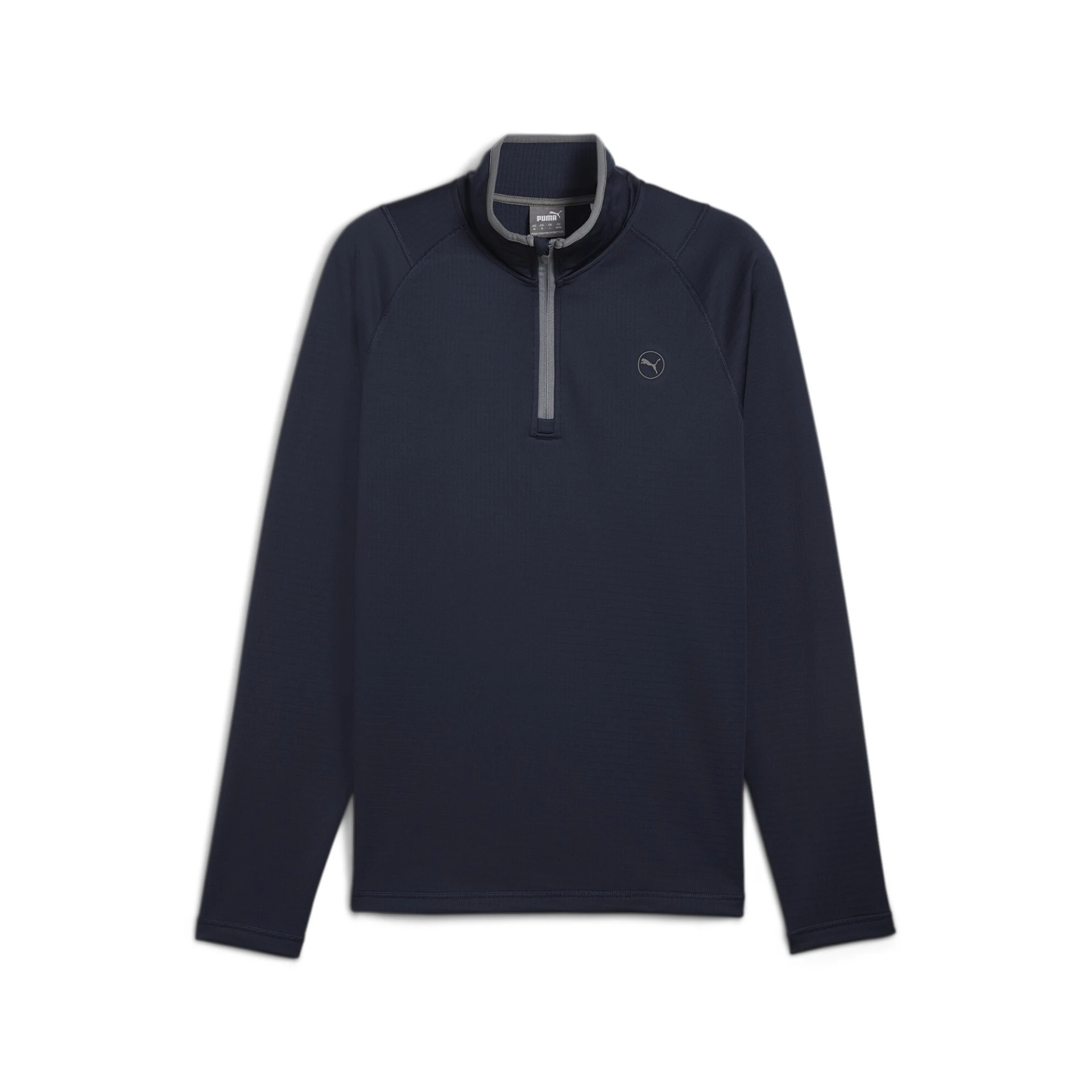 PUMA Waffle_Fleece_1_4_Zip 626982 002 Deep Navy
