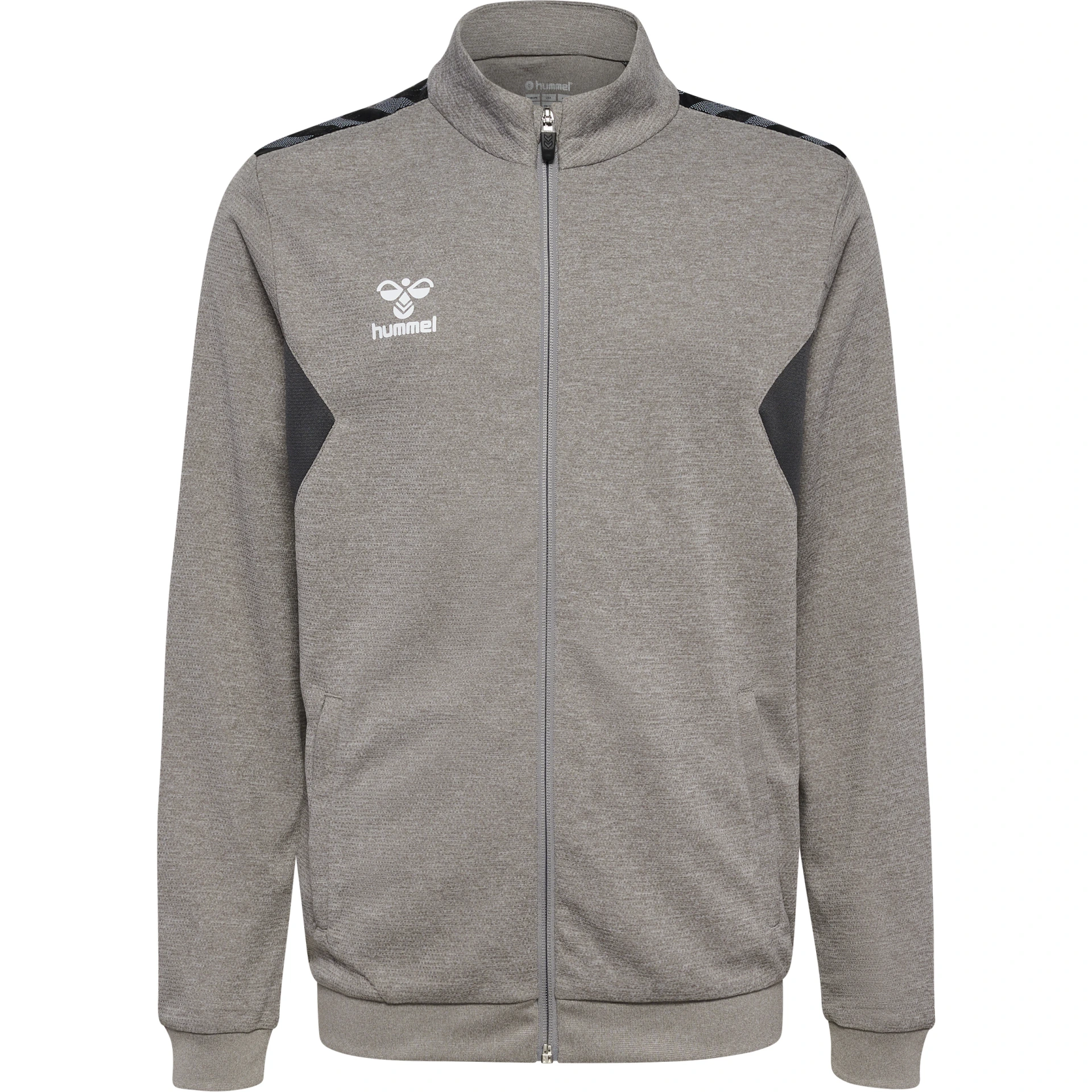HUMMEL hmlAUTHENTIC_PL_ZIP_JACKET_KIDS 219983 2006 GREY MELANGE