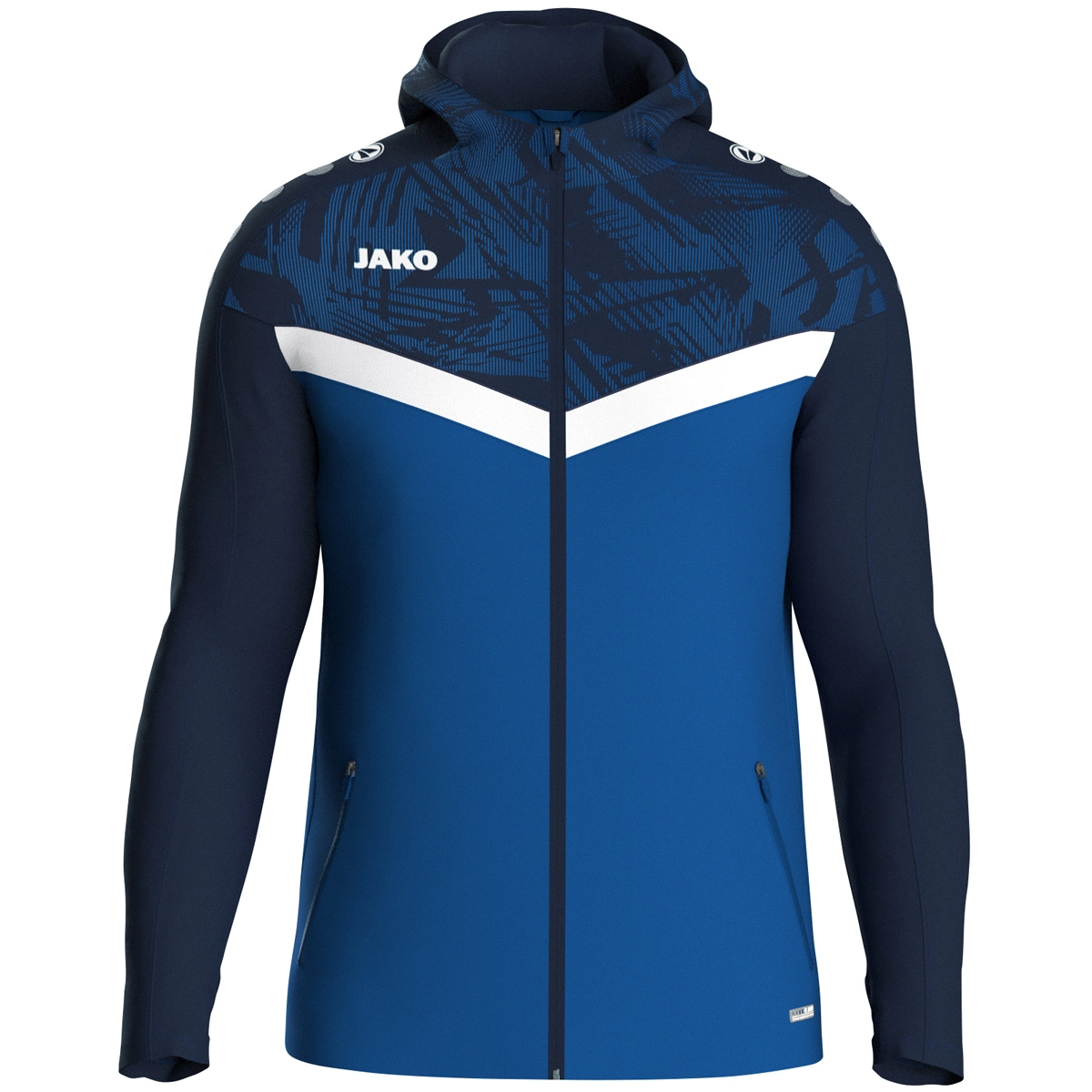 JAKO Kapuzenjacke Iconic JAKO Kapuzenjacke_Iconic 6824K 403 royal/marine