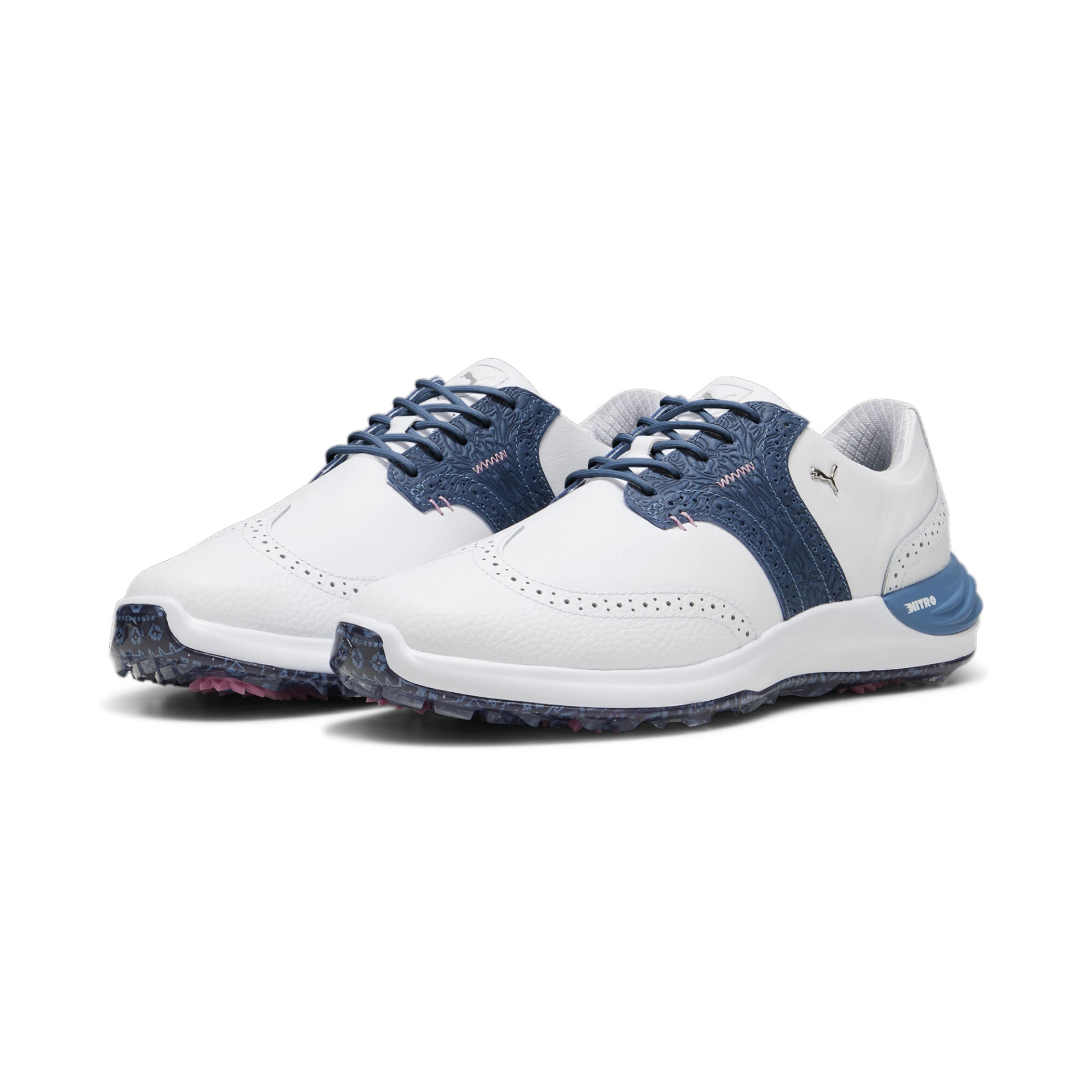 PUMA Phantomcat_NITRO_Fair_Isle 310223 001 PUMA White-Blue Horizon