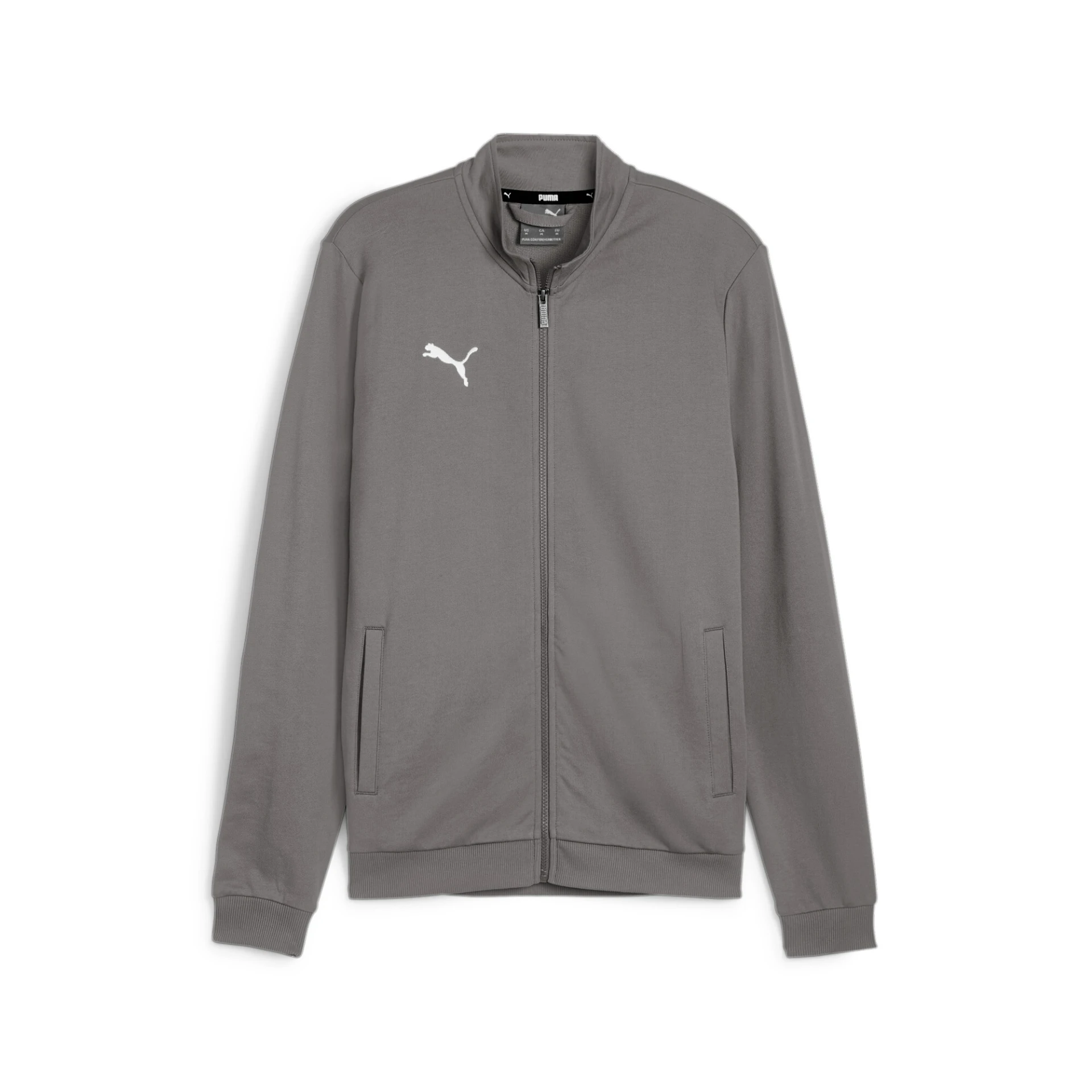 PUMA teamGOAL_Casual_Tracktop 658776 013 Flat Medium Gray-PUMA Whit