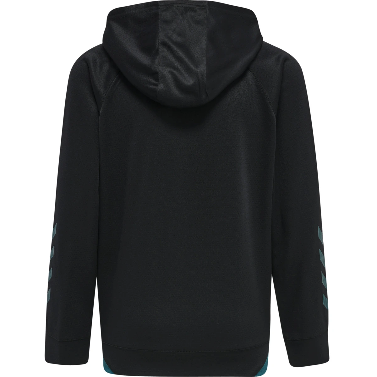 HUMMEL hmlGG12_ACTION_ZIP_HOODIE_KIDS 213939 2951 BLACK/DEEP LAGOON