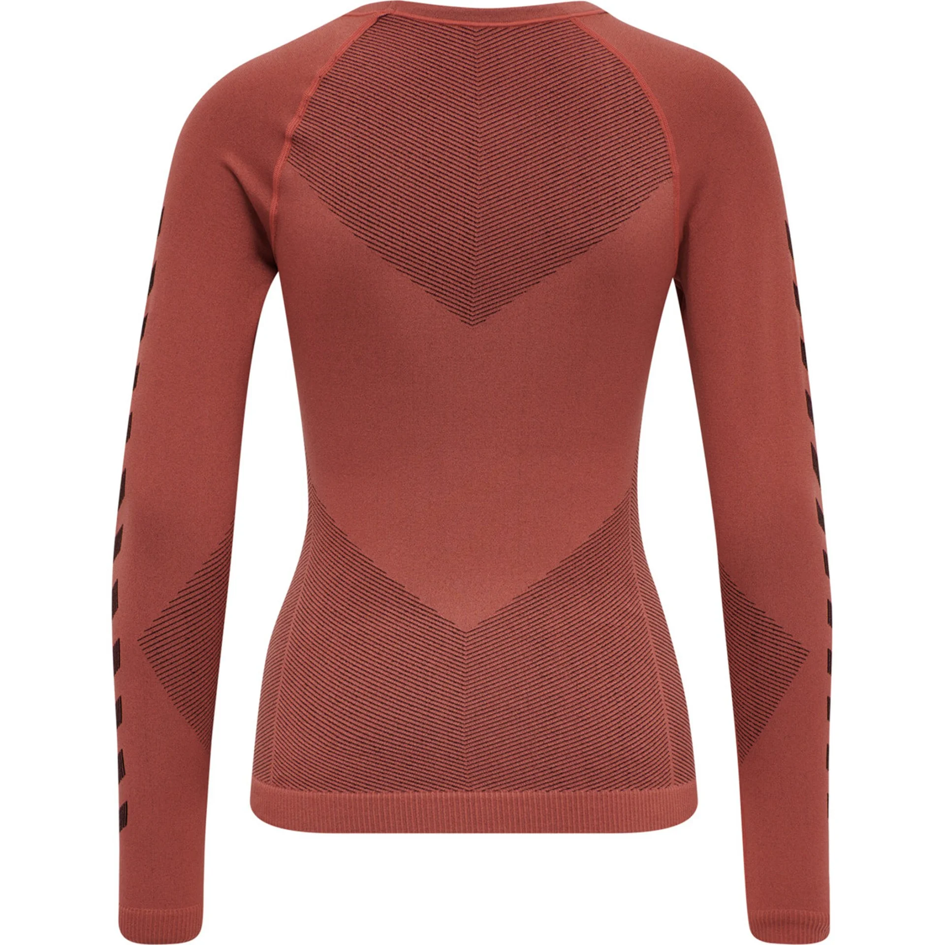 HUMMEL Damen_Hemd__FIRST_SEAMLESS_JERSEY_L_S_WOMAN 202645 3250 MARSALA