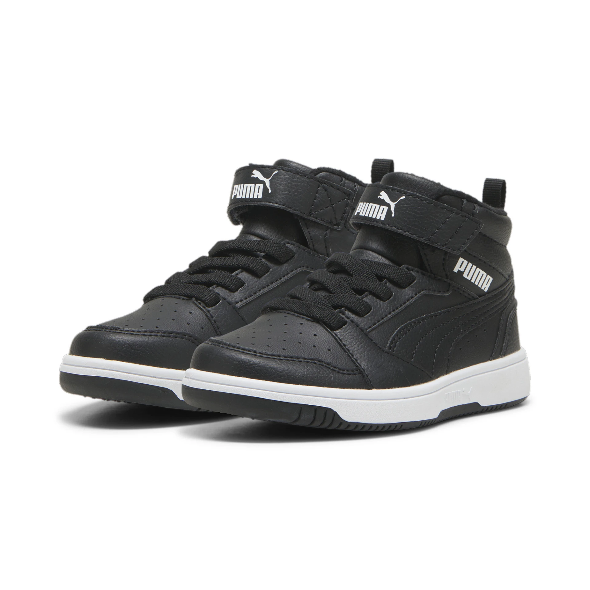 PUMA Puma_Rebound_V6_Mid_WTR_AC_plus_PS PUMA Puma_Rebound_V6_Mid_WTR_AC_plus_PS 307979 001 PUMA Black-PUMA White