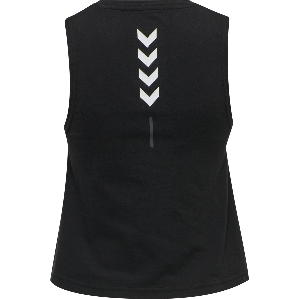 HUMMEL hmlTE_CALI_2_PACK_CROP_COT_TANKTOP 214973 2144 BLACK/WHITE DRIFTWOOD
