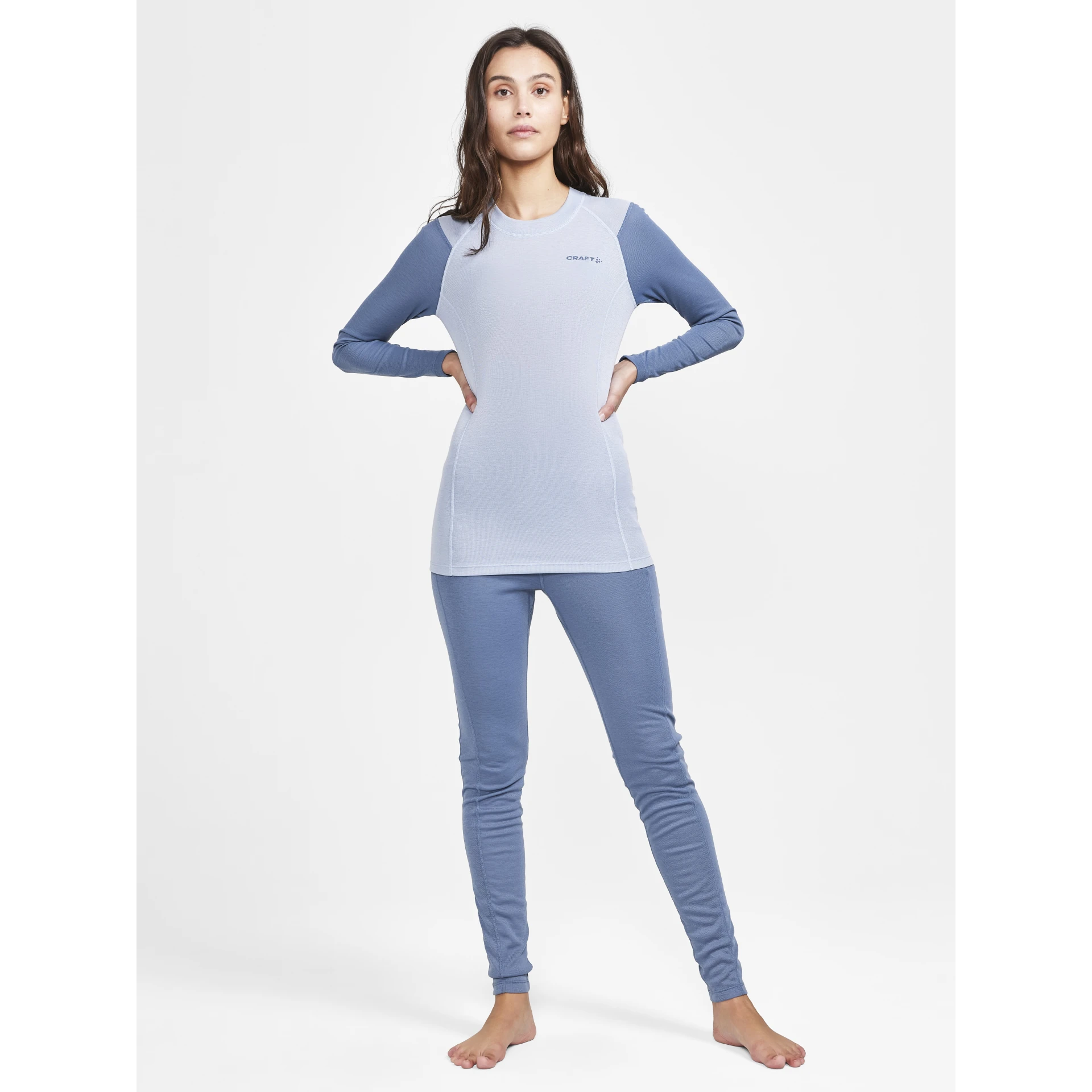 CRAFT CORE_WARM_BASELAYER_LS_TEE_W 1912534 362909 FLOW-SULFUR