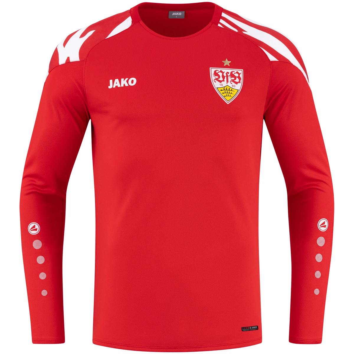JAKO VfB_Sweat_Wild ST8823WK 105 rot/weiß