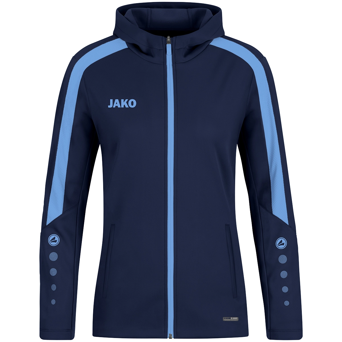 JAKO Kapuzenjacke_Power JAKO Kapuzenjacke_Power 6823D 910 marine/skyblue