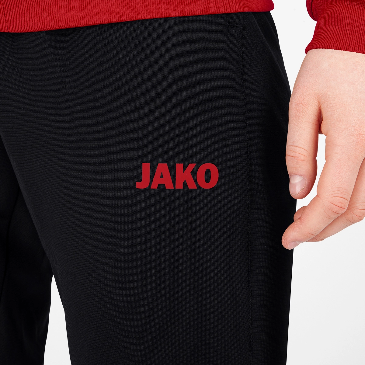 JAKO Polyesterhose_Challenge 9221K 812 schwarz/rot