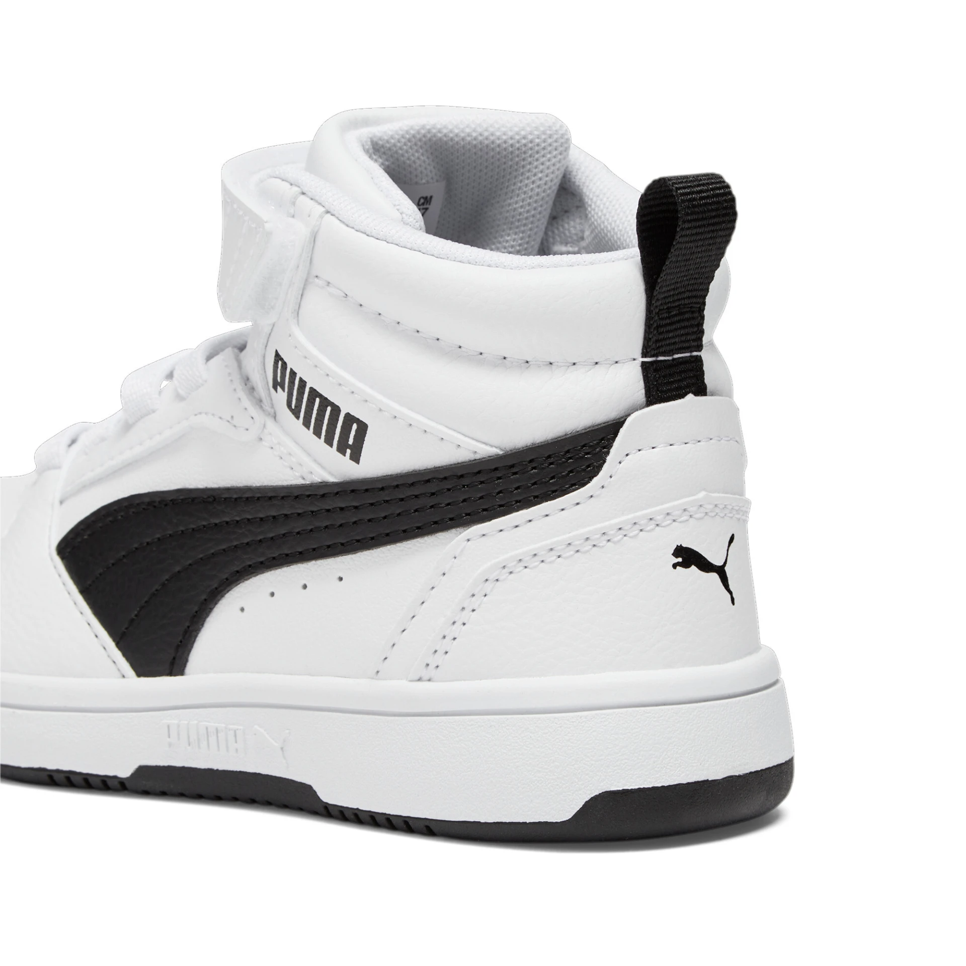 PUMA Puma_Rebound_V6_Mid_AC_plus_PS 393832 002 PUMA WHITE-PUMA BLACK