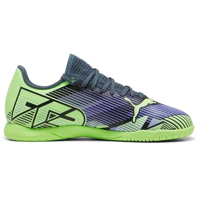 PUMA Kinder_Fussball_Hallenschuhe_FUTURE_7_PLAY_IT_Jr 107952 003 Gray Skies-Elektro Purple-