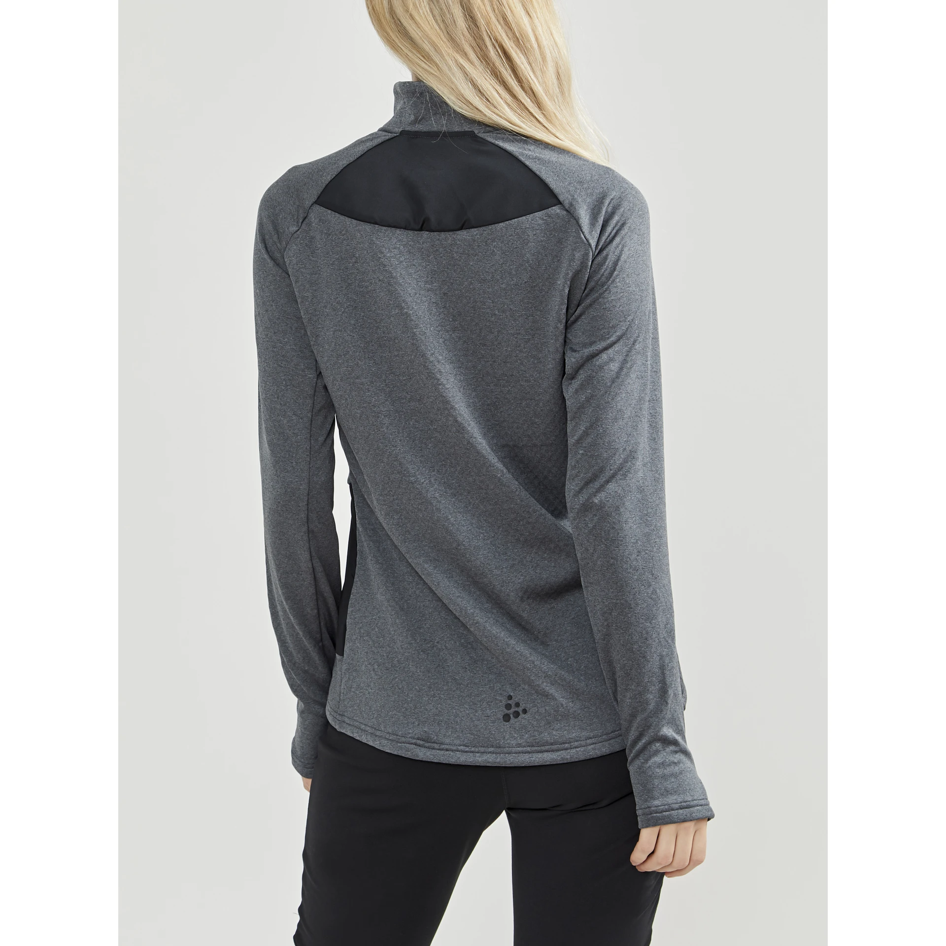 CRAFT Damen_Unterjacke_CORE_TRIM_THERMAL_MIDLAYER 1909501 975000 DK GREY MELANGE