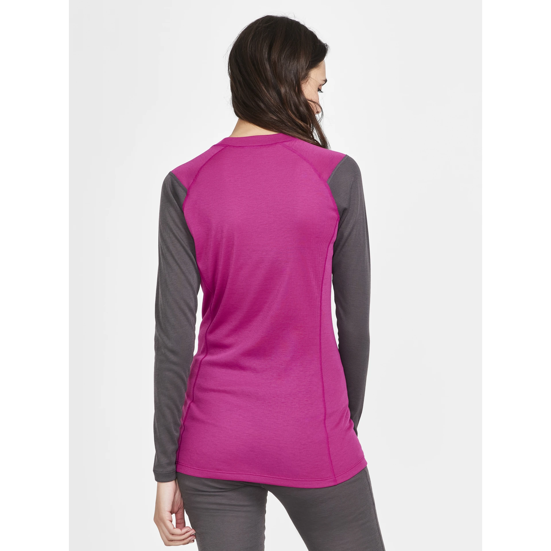 CRAFT CORE_WARM_BASELAYER_LS_TEE_W 1912534 486985 ROXO-GRANITE