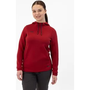JAKO Damen_Kapuzensweat_Premium_Basics A4T023DA6729D 01 rot meliert