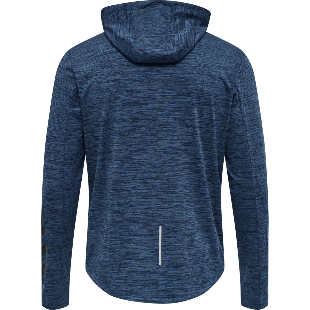HUMMEL hmlASTON_ZIP_HOODIE 206488 2995 BLACK IRIS MELANGE