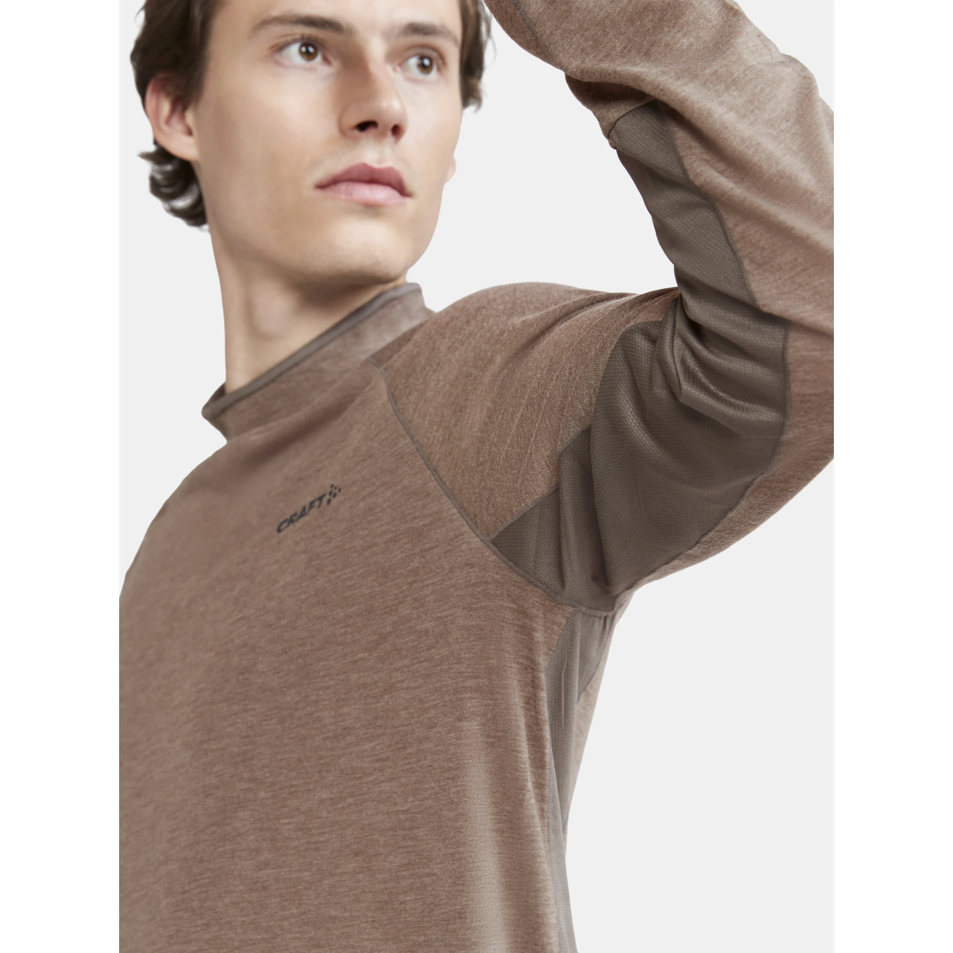 CRAFT ADV_SubZ_Wool_LS_Tee_2_M 1911332 244200 DK CLAY-MELANGE