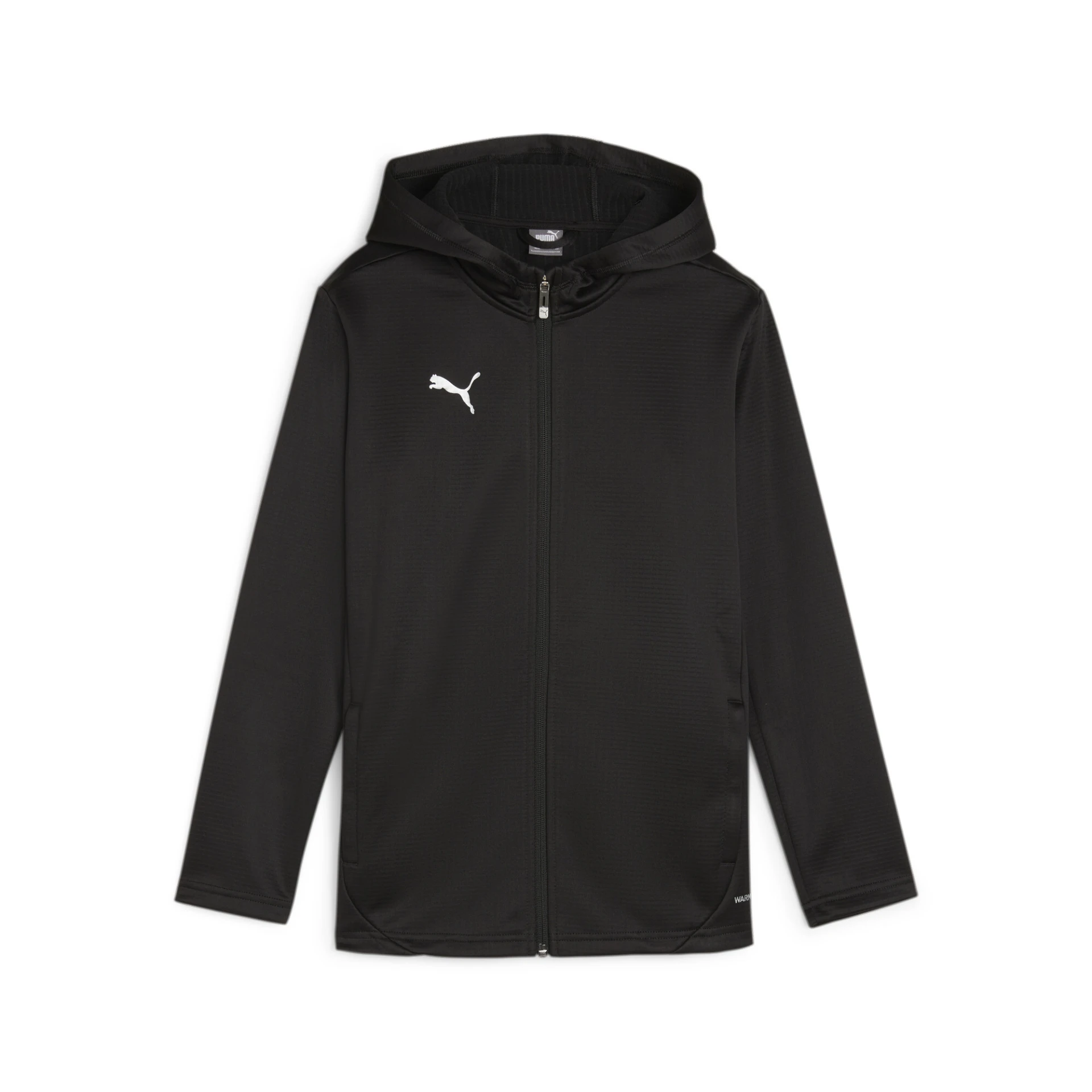 PUMA teamFINAL_Training_Fleece_Jkt_Jr 659043 003 PUMA Black-PUMA Silver