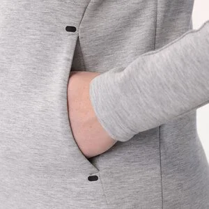 JAKO Damen_Kapuzensweat_Premium_Basics A4T023DA6729D 40 hellgrau meliert