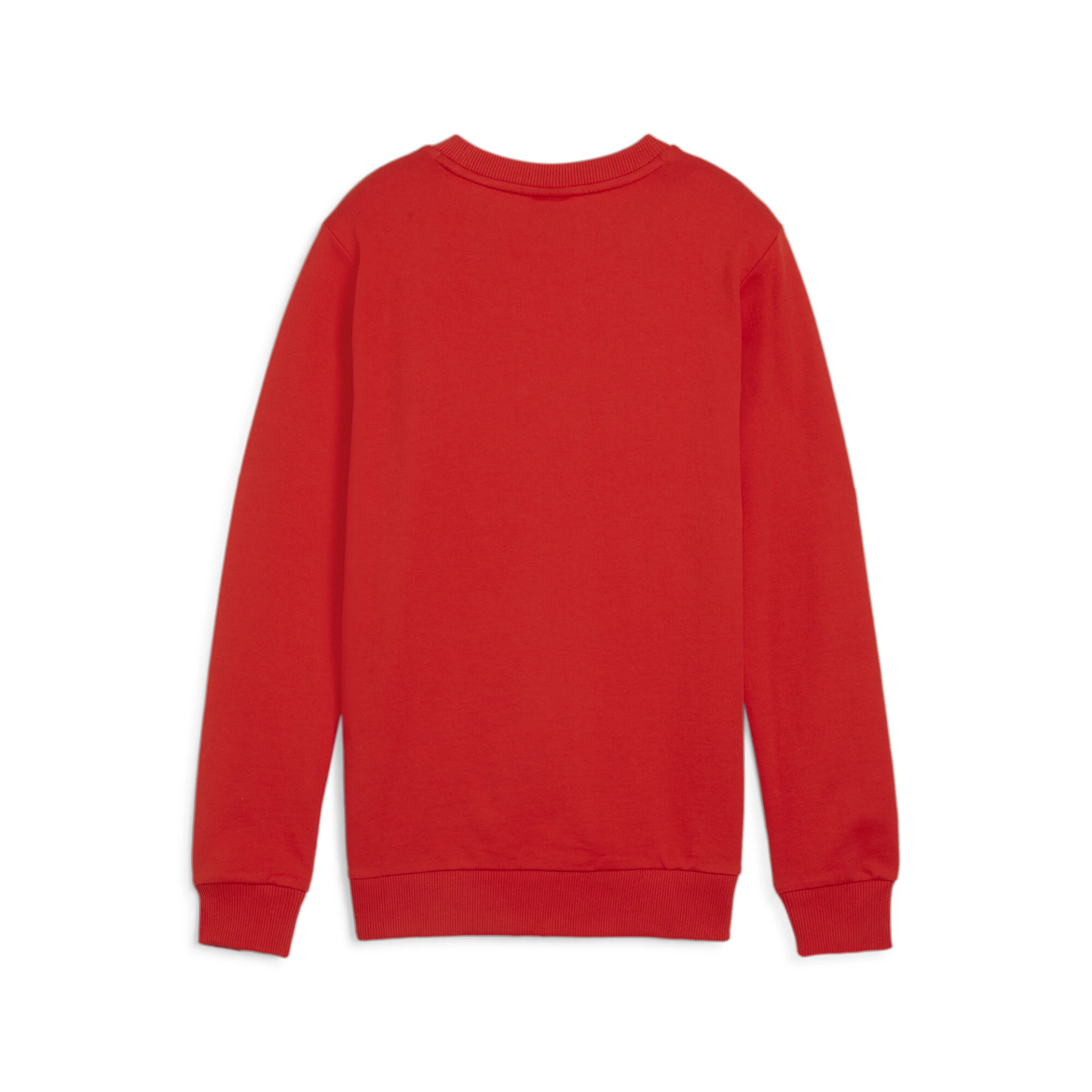 PUMA teamGOAL_Casuals_Crew_Neck_Sweat_Jr 658593 001 PUMA Red-PUMA White