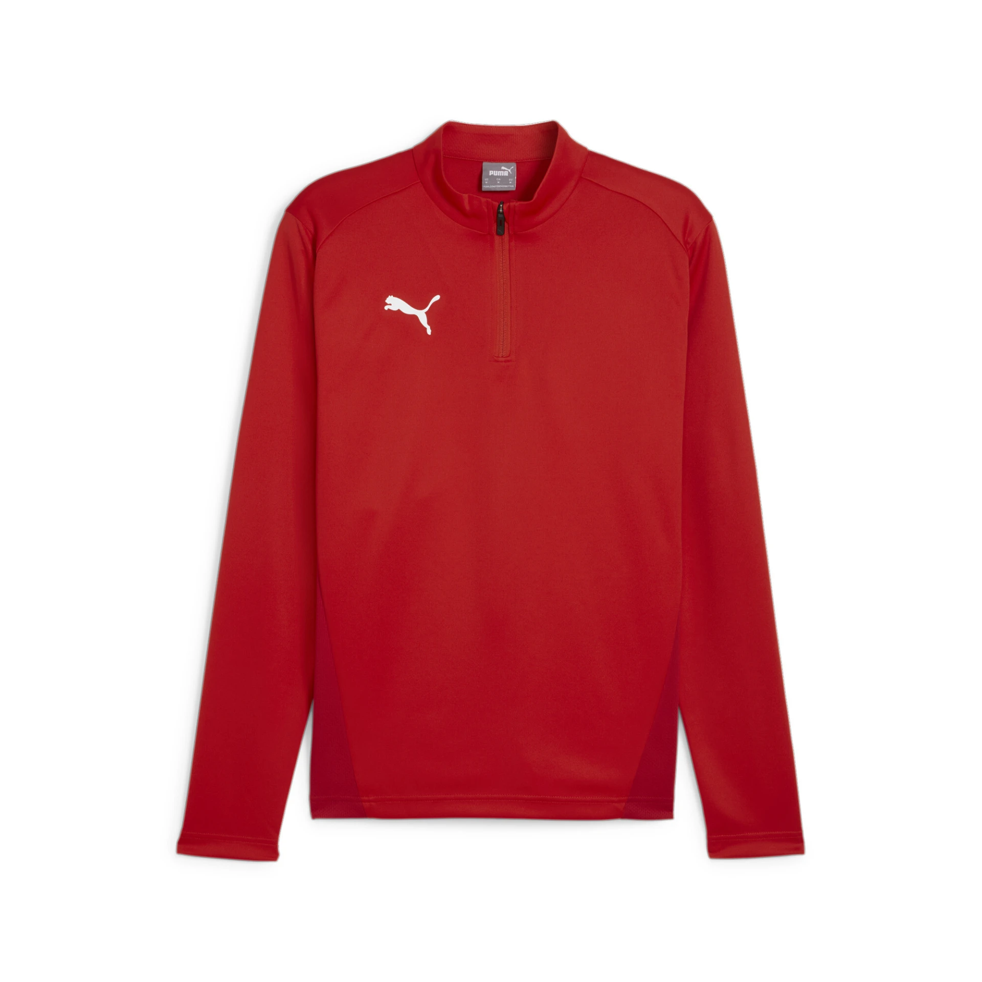 PUMA teamGOAL_Training_1_4_Zip_Top 658629 001 PUMA Red-PUMA White-Fast R
