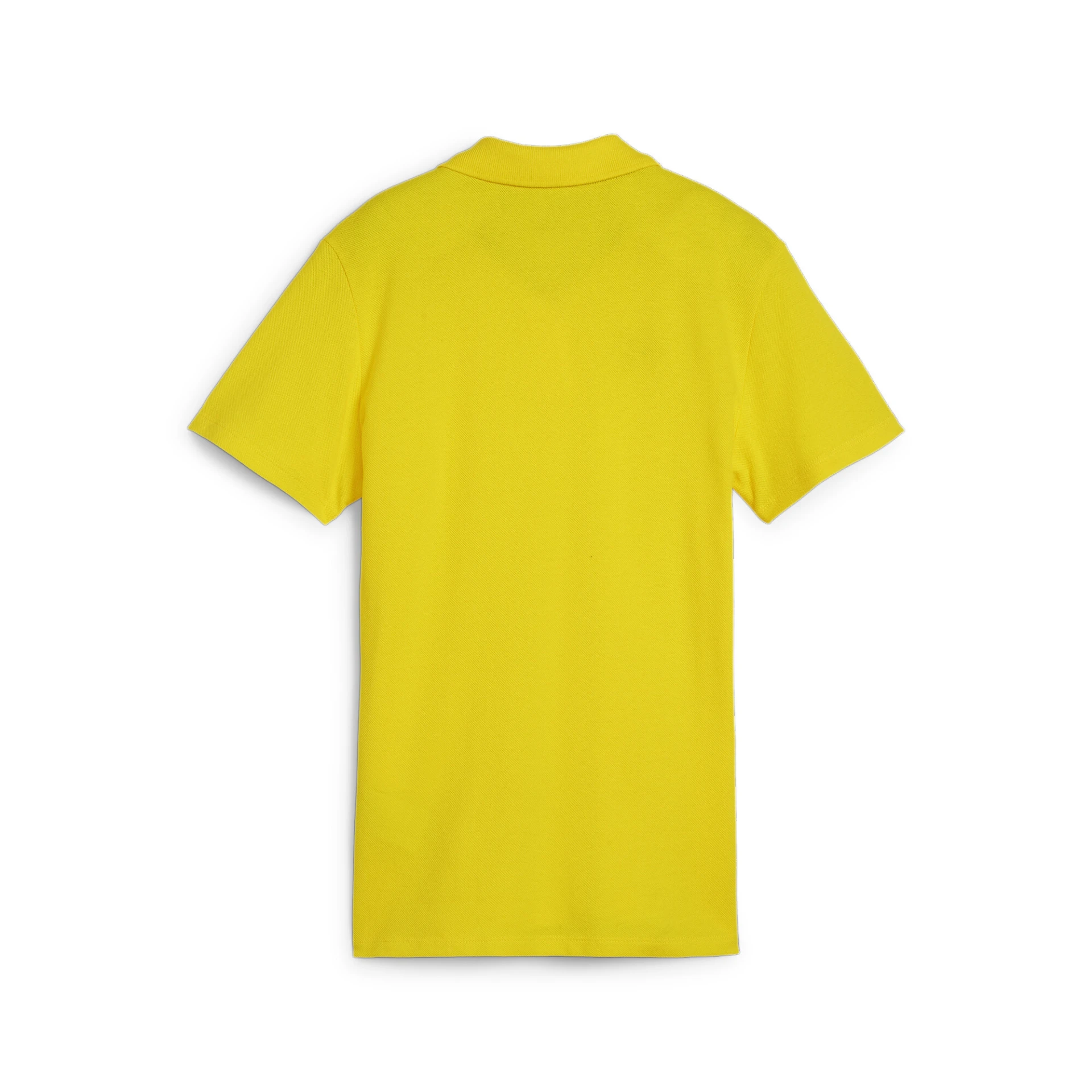 PUMA teamGOAL_Casuals_Polo_Wmn 658607 007 Faster Yellow-PUMA Black