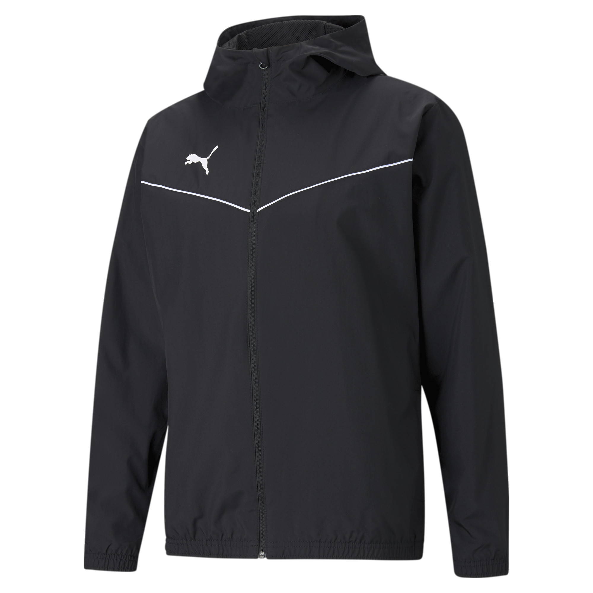 PUMA teamRISE_All_Weather_Jacket 657396 003 PUMA BLACK-PUMA WHITE