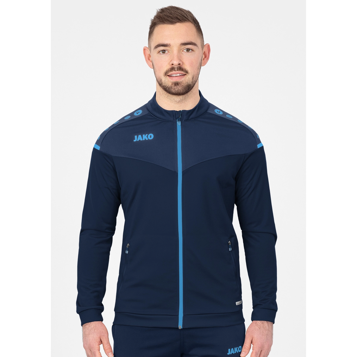 JAKO Kinder_Polyesterjacke_Champ_20 9320K 95 marine/darkblue/skyblue