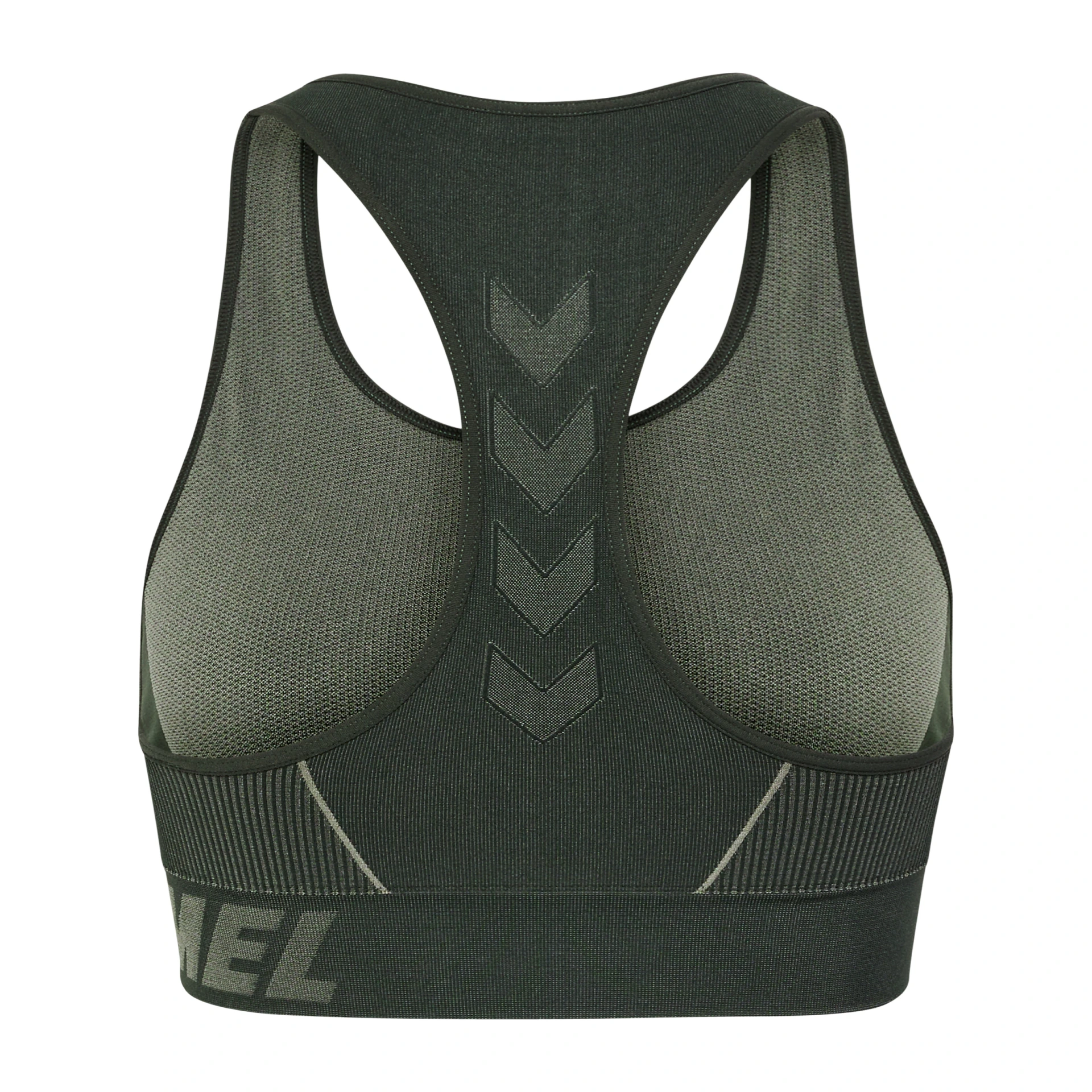 HUMMEL hmlTE_CHRISTEL_SEAMLESS_SPORTS_TOP 213753 6208 CLIMBING IVY/SEAGRASS MEL