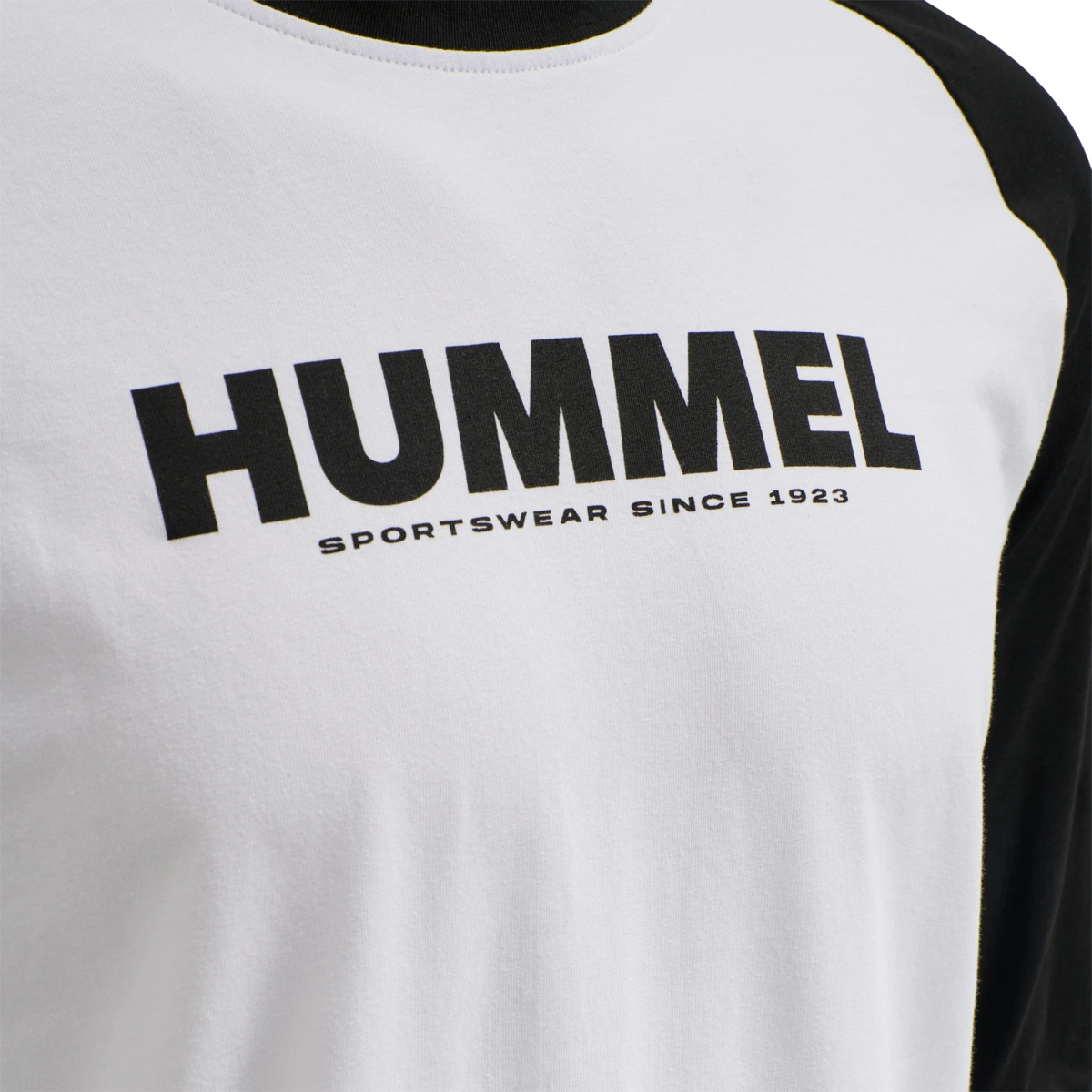 HUMMEL Herren_Shirt_hmlLEGACY_BLOCKED_T_SHIRT_L_S 212874 9001 WHITE