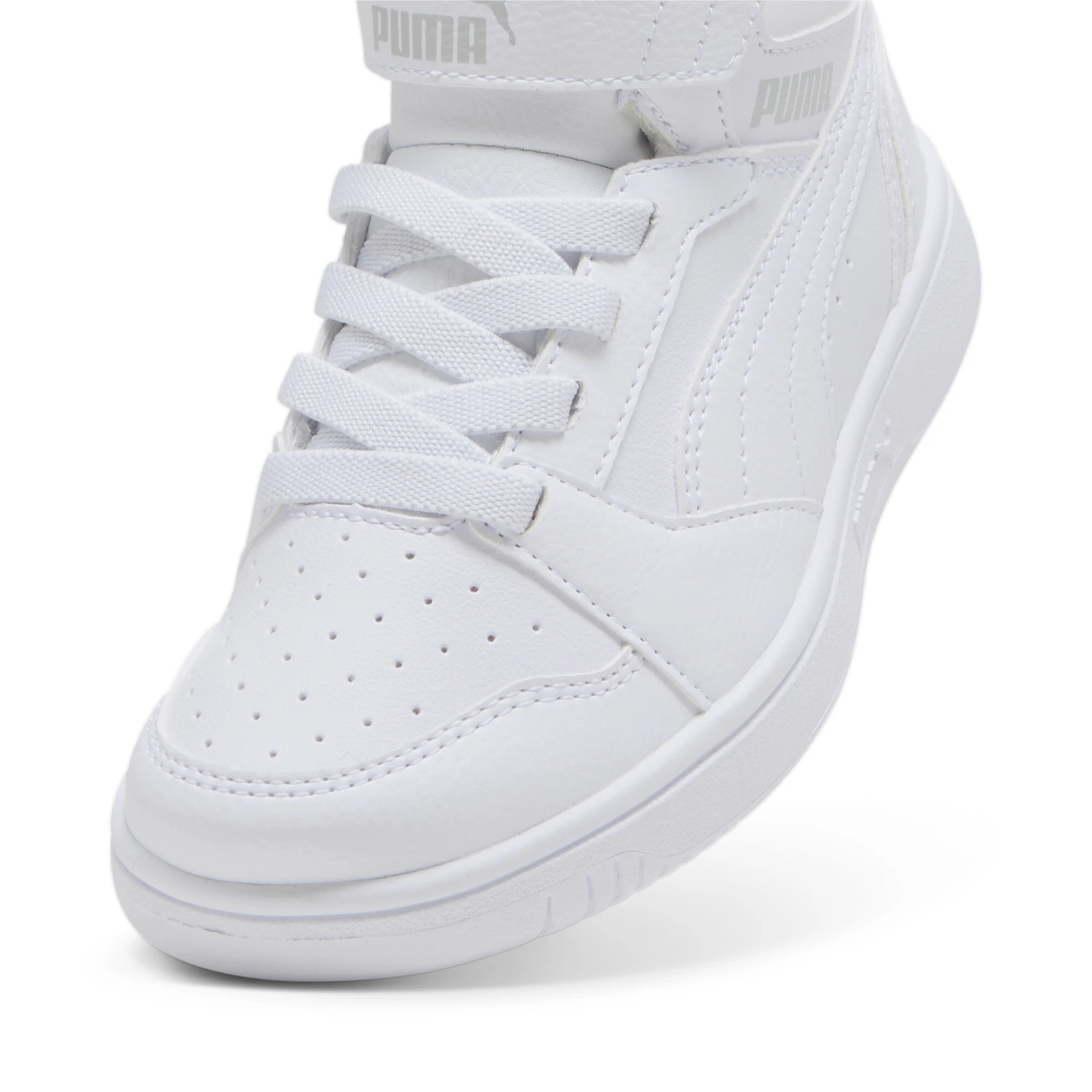 PUMA Puma_Rebound_V6_Mid_AC_plus_PS 393832 005 PUMA WHITE-COOL LIGHT GRAY