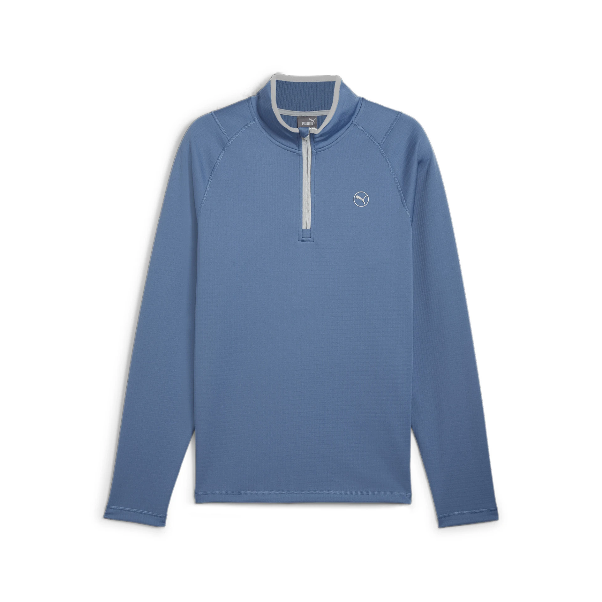 PUMA Waffle_Fleece_1_4_Zip 626982 005 Blue Horizon