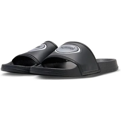 HUMMEL Herren_Badeslipper_POOL_SLIDE_BADGE 224172 2001 BLACK
