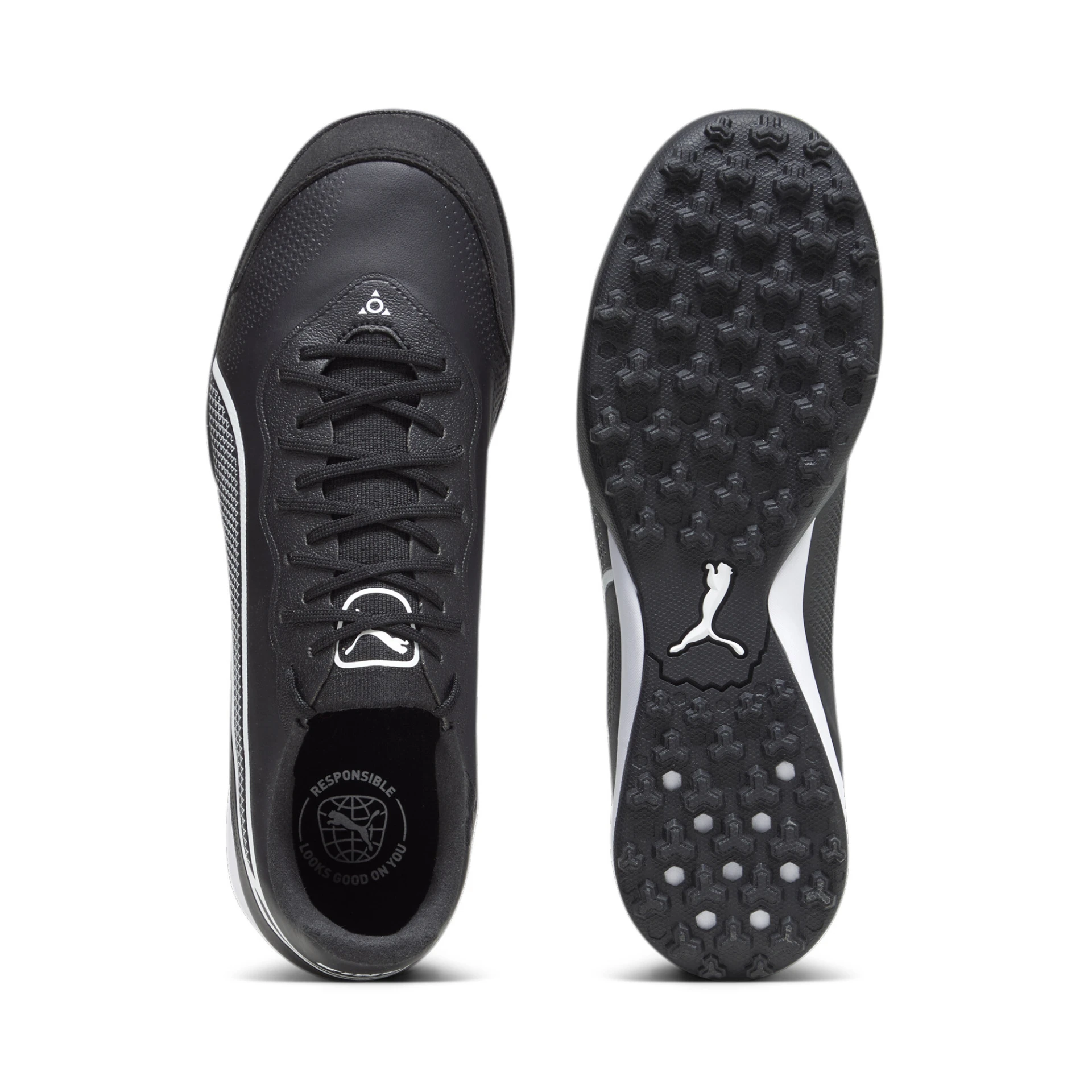 PUMA KING_PRO_TT 107255 001 PUMA BLACK-PUMA WHITE