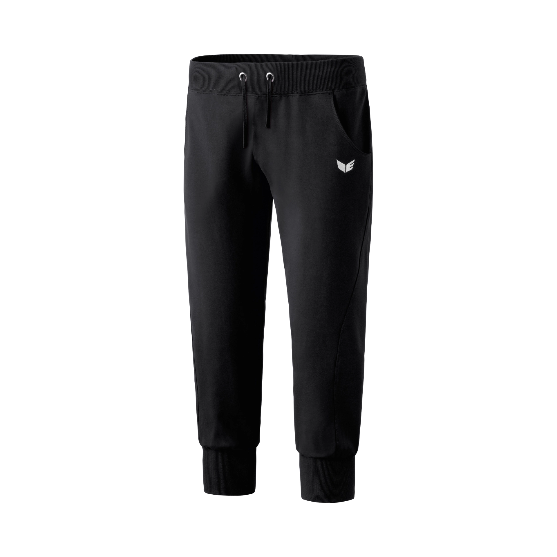 ERIMA Damen_3_4_Sweathose_mit_Buendchen 210200 952 black
